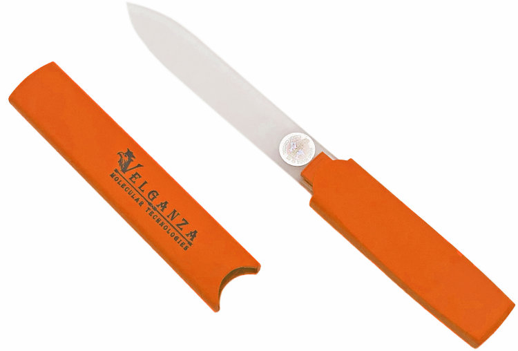 Velganza, Стеклянная пилка для ногтей 13 см, оранжевая Velganza, Стеклянная пилка для ногтей 13 см, оранжевая