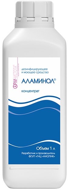 Аламинол, дезинфицирующее и моющее средство, 1л