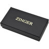 Маникюрный набор Zinger 7105, 7 предметов, медицинская сталь, серебристый/бордовый крокодил