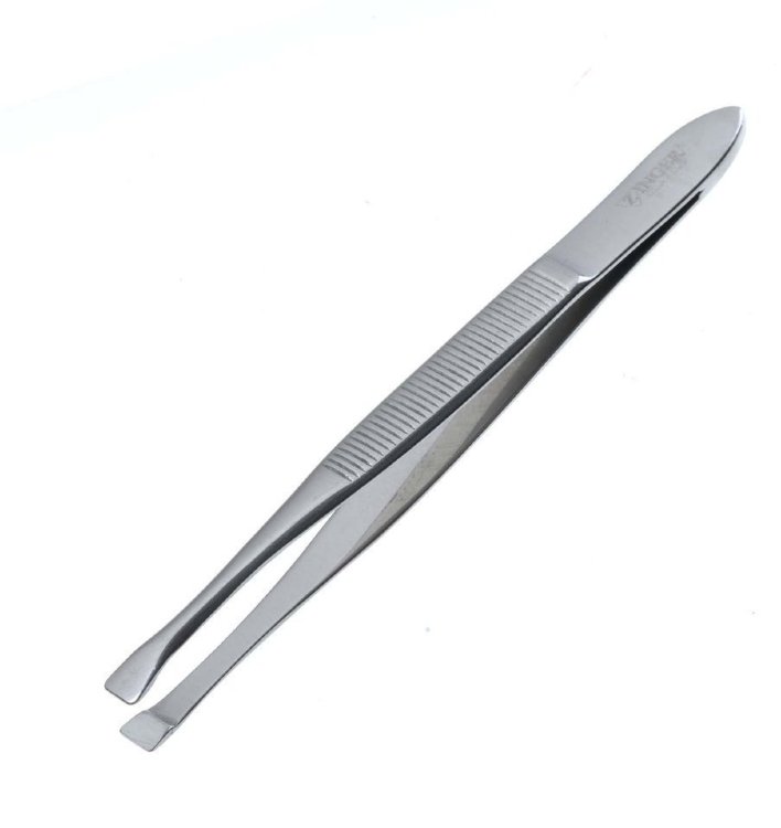 Пинцет для бровей прямой Zinger B-157-S, Classic
