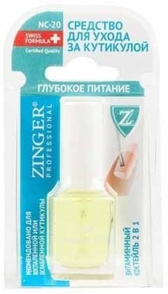 Средство для восстановления поврежденных ногтей с витаминами Zinger (NC-20), 12 мл