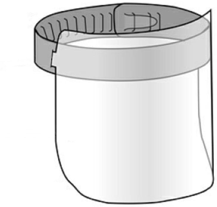 Маска-экран защитный многоразовый прозрачный MZT-10 Маска-экран защитный многоразовый прозрачный MZT-10