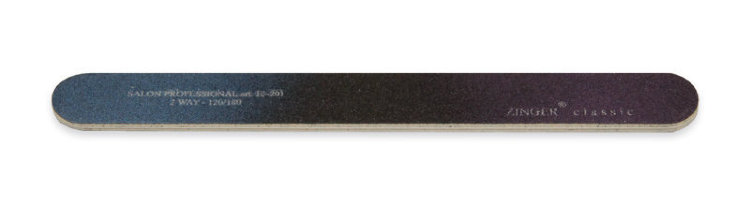 Пилка Zinger EJ-201 100/180 грит, сине-черно-фиолетовая
