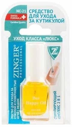 Cредство для укрепления ногтей, защита и верхнее покрытие 2в1 Zinger (NC-21), 12 мл