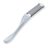 Терка педикюрная металлическая Zinger RB-07 White BG с изгибом