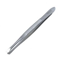 Пинцет скошенный большой Zinger B-164, 88-90 мм, ручная заточка