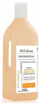 De Lakrua, Средство для снятия липкого слоя с шеллака и гель-лака, 500 мл
