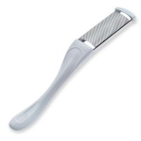 Терка педикюрная металлическая Zinger RB-07 White SG с изгибом