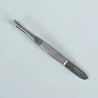 Пинцет скошенный большой Zinger B-164-S, 88-90 мм, ручная заточка