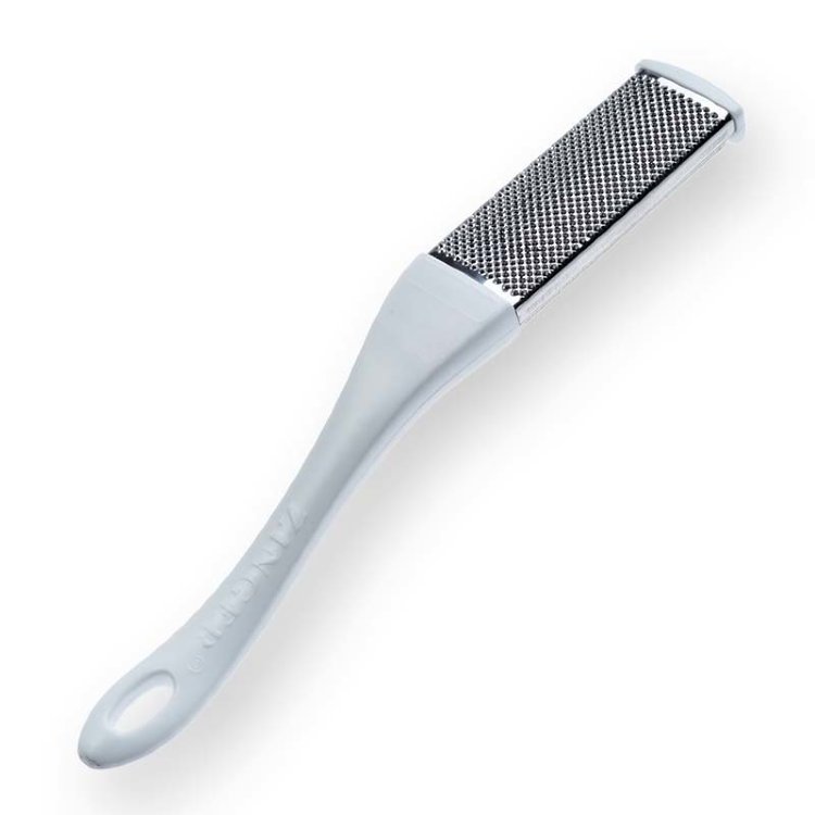 Терка педикюрная металлическая Zinger RB-09 Black BG с изгибом