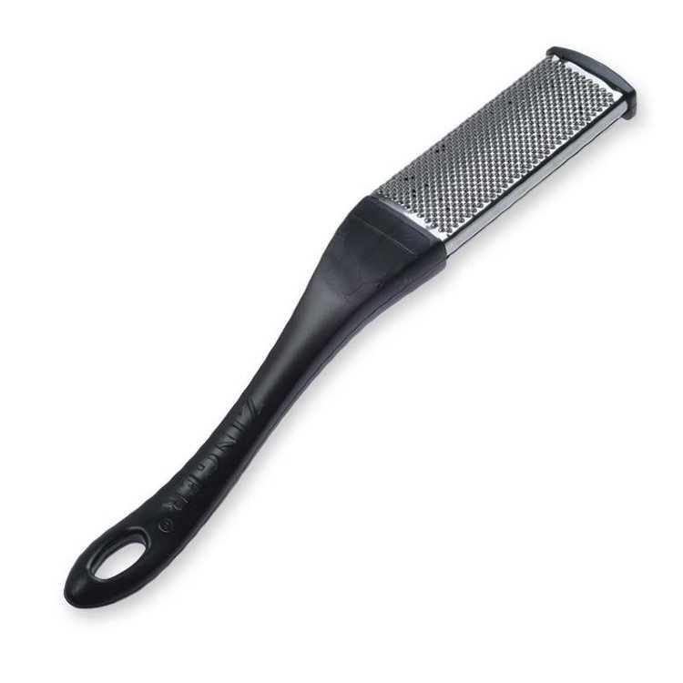 Терка педикюрная металлическая Zinger RB-09 Black SG с изгибом