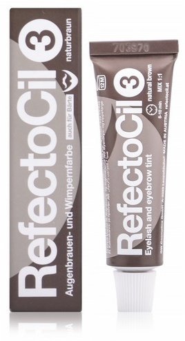 RefectoCil, Краска для бровей № 3 Коричневая, 15 мл