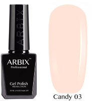 Arbix, Гель-лак Candy №03, Персиковый Десерт