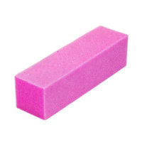 Блок шлифовальный 4х сторонний, розовый.