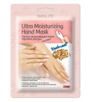 Skinlite, Маска-перчатки для рук ультра-увлажняющая "Овсянка", SL-258, 1 пара