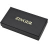 Маникюрный набор Zinger 7105, 7 предметов, медицинская сталь, серебристый/бордовый матовый