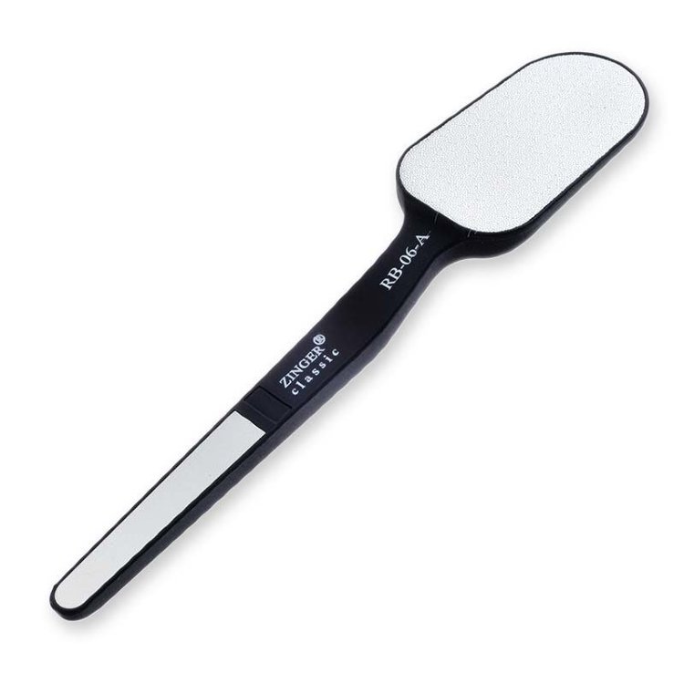 Терка педикюрная лазерная Zinger RB-06-A Black (2-х сторонняя)