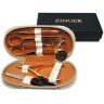 Маникюрный набор Zinger 7104 G, 6 предметов, на молнии