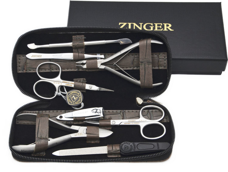 Маникюрный набор Zinger 7106 SM, 8 предметов