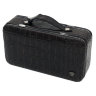Маникюрный набор чемоданчик Zinger MS 1203-801 S, 9 предметов, серебристый/темно-коричневый