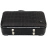 Маникюрный набор чемоданчик Zinger MS 1203-801 S, 9 предметов, серебристый/темно-коричневый