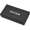 Маникюрный набор мужской Zinger 8105, 7 предметов, медицинская сталь, серебристый/черный