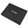 Маникюрный набор Zinger MSFE-801, 10 предметов, серебристый/темно-коричневый крокодил