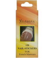 Velganza, Наклейки для Французского маникюра, 120 шт