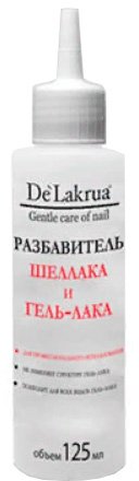 De Lakrua, Универсальный разбавитель для Шеллака и Гель-лака, 125 мл.