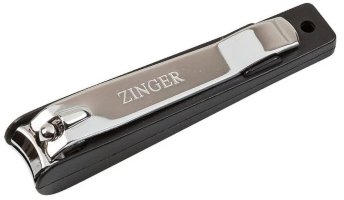 Книпсер Zinger SLN-604 C4 black box, большой с контейнером для ногтей