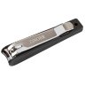 Книпсер Zinger SLN-604 C4 black box, большой с контейнером для ногтей