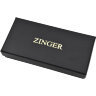 Маникюрный набор Zinger 7106, 8 предметов, медицинская сталь, серебристый/синий матовый