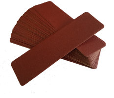 Velganza, Сменные одноразовые файлы для педикюра, 12*3,5 см, 80 грит, 50 шт.