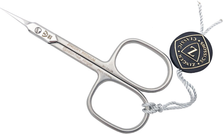 Ножницы маникюрные профессиональные Zinger BS 035C HD SH-Salon, изогнутые, ручная заточка Ножницы маникюрные профессиональные Zinger BS 035C HD SH-Salon, изогнутые, ручная заточка