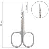 Ножницы маникюрные профессиональные Zinger BS 035C HD SH-Salon, изогнутые, ручная заточка Ножницы маникюрные профессиональные Zinger BS 035C HD SH-Salon, изогнутые, ручная заточка